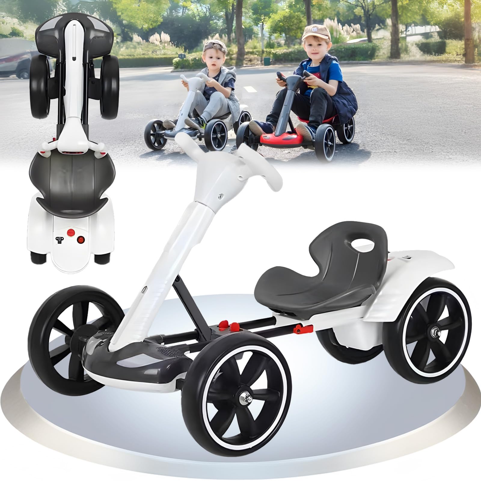6V Foldable Electric Go Kart for Kids
