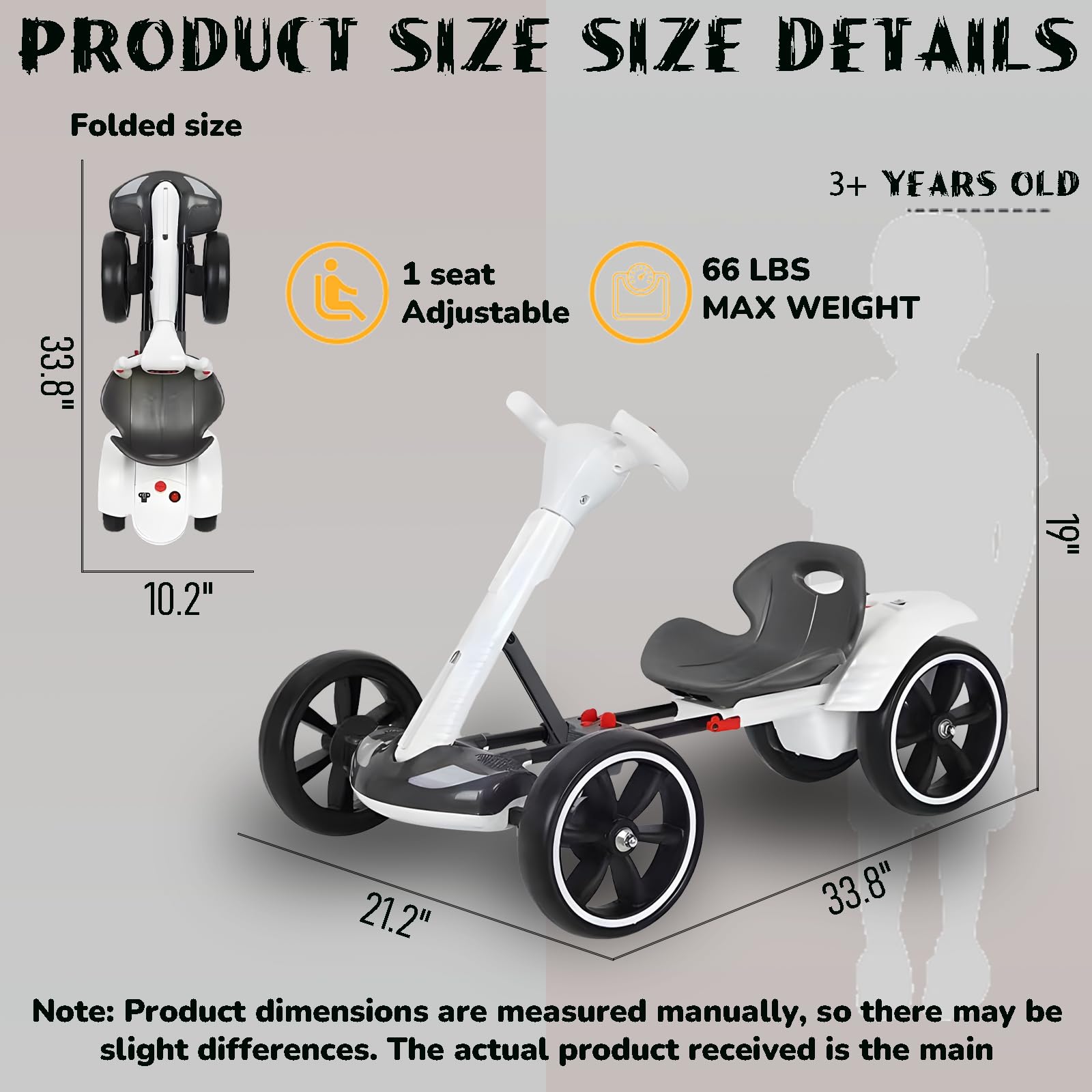 6V Foldable Electric Go Kart for Kids