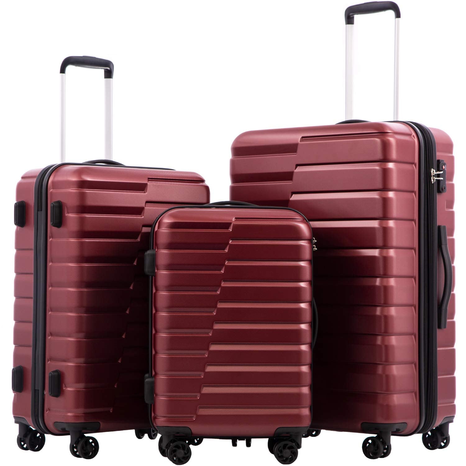 COOLIFE 3 Piece Luggage Set