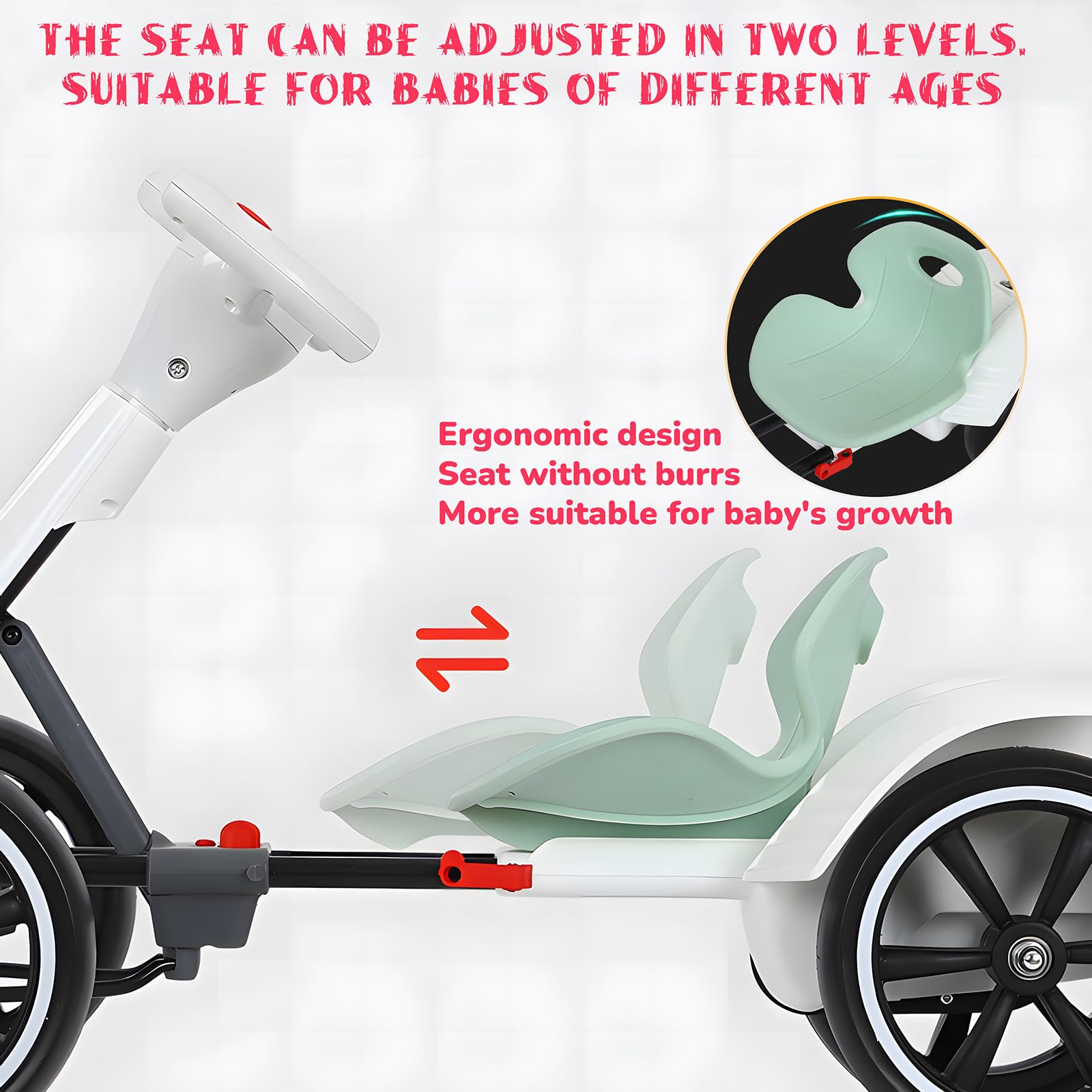 6V Foldable Electric Go Kart for Kids