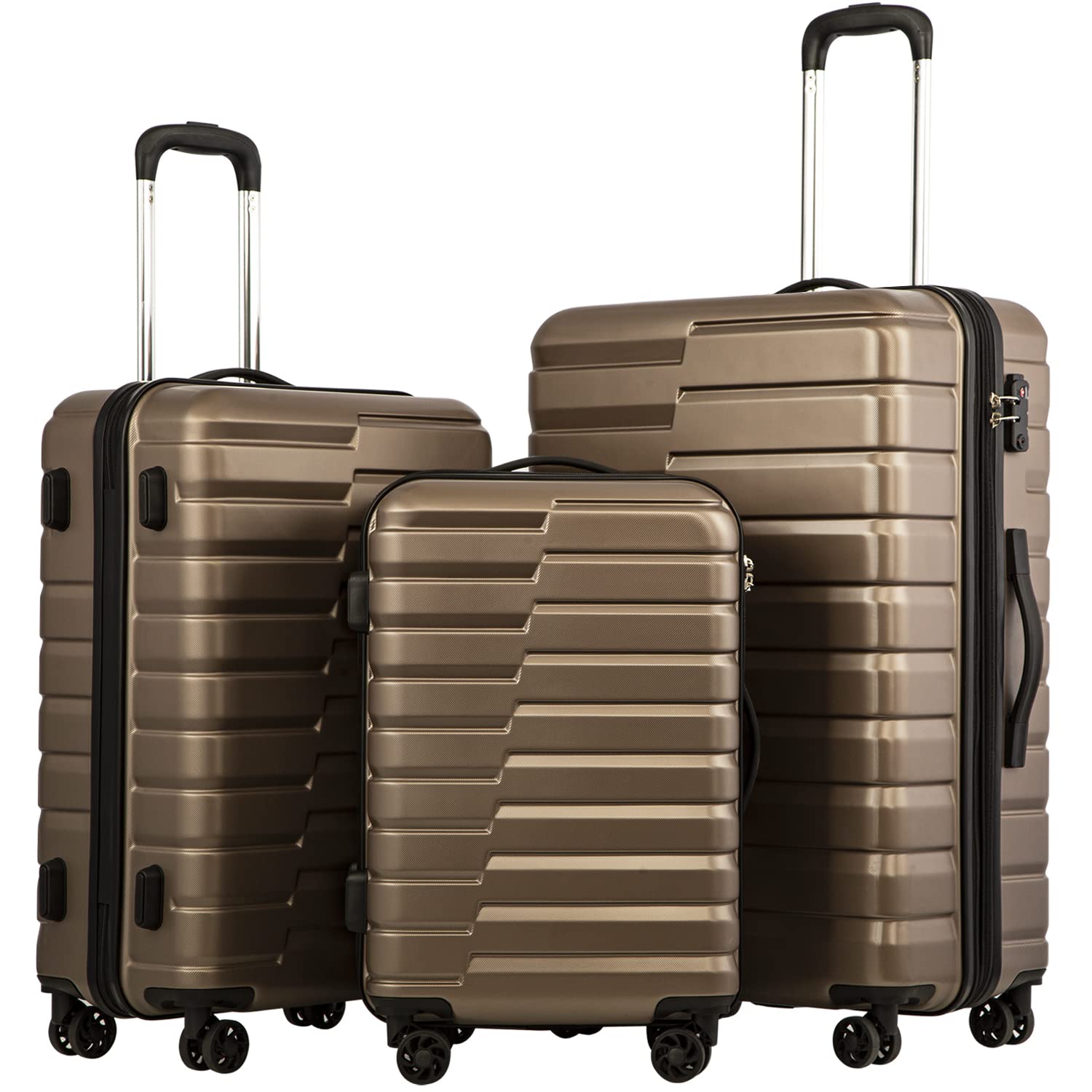 COOLIFE 3 Piece Luggage Set