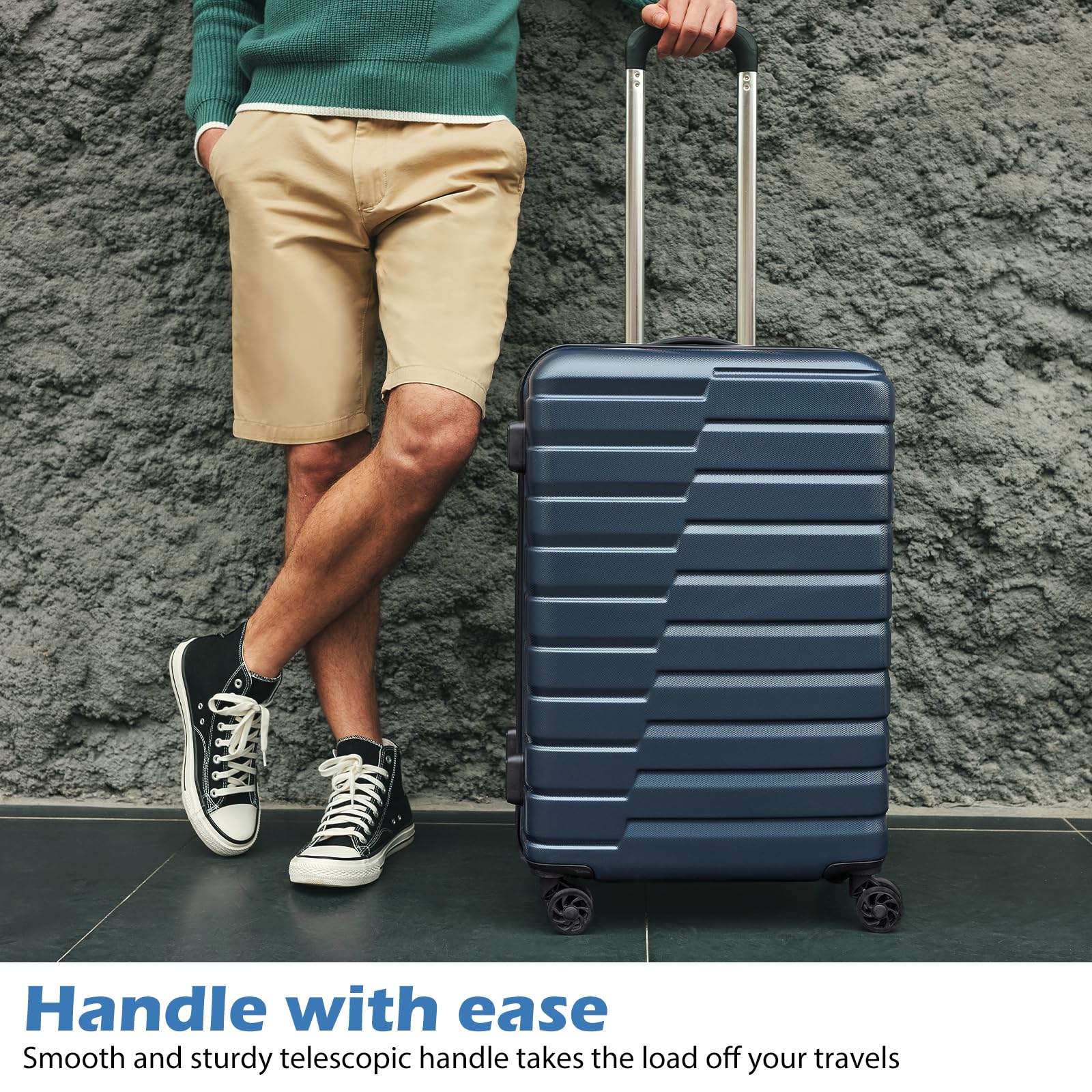 COOLIFE 3 Piece Luggage Set