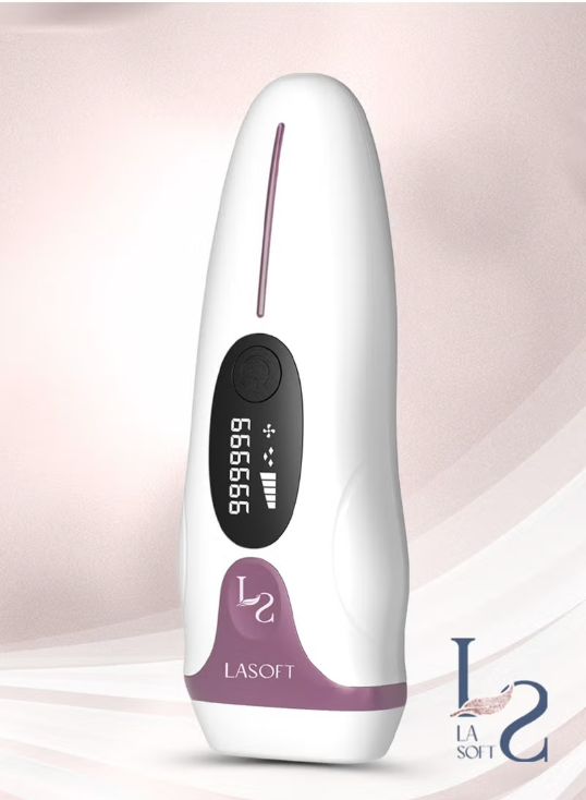 Lasoft 2025 For Womem: At-Home IPL Hair Removal Handset, 999,999 Light Pulses, 5 degrees’ intensity