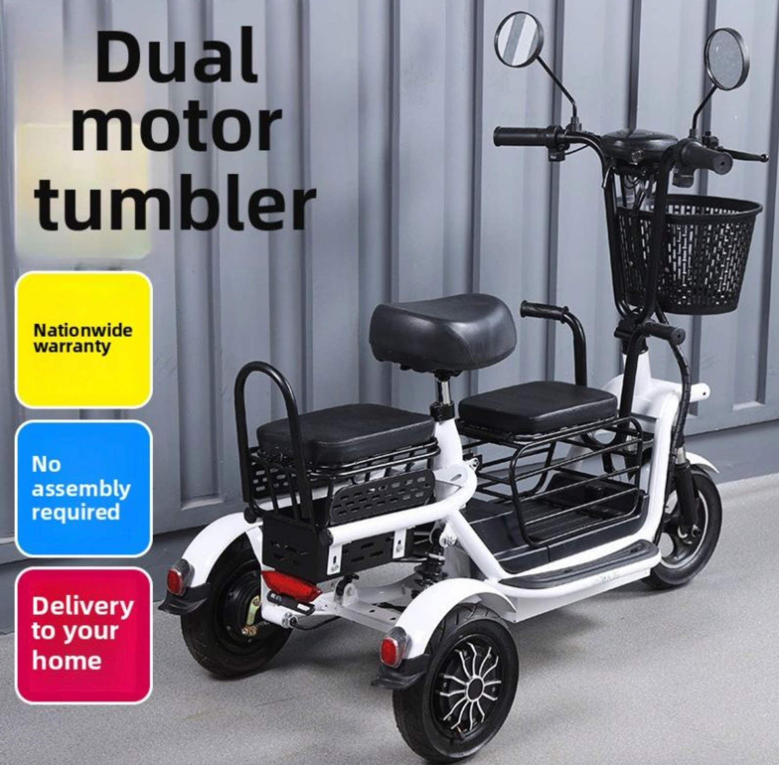 MONEO Electric 3-Wheel Scooter