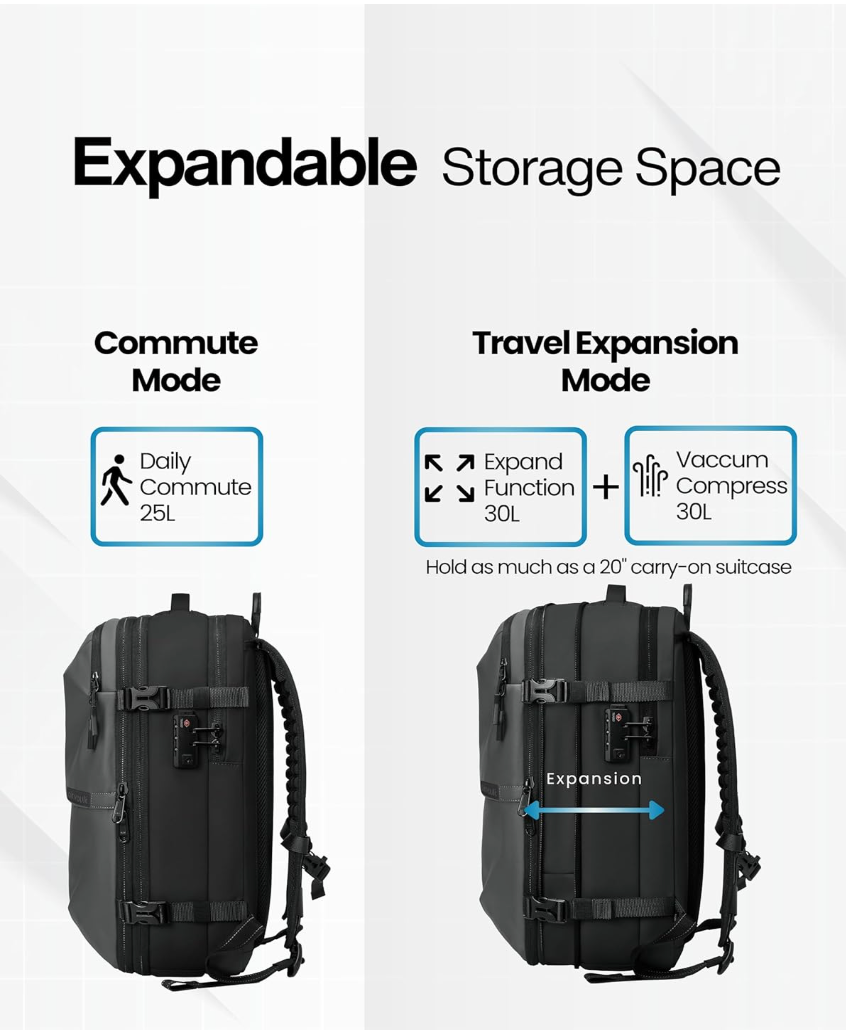 Smart Air Vacuum Travel Backpack