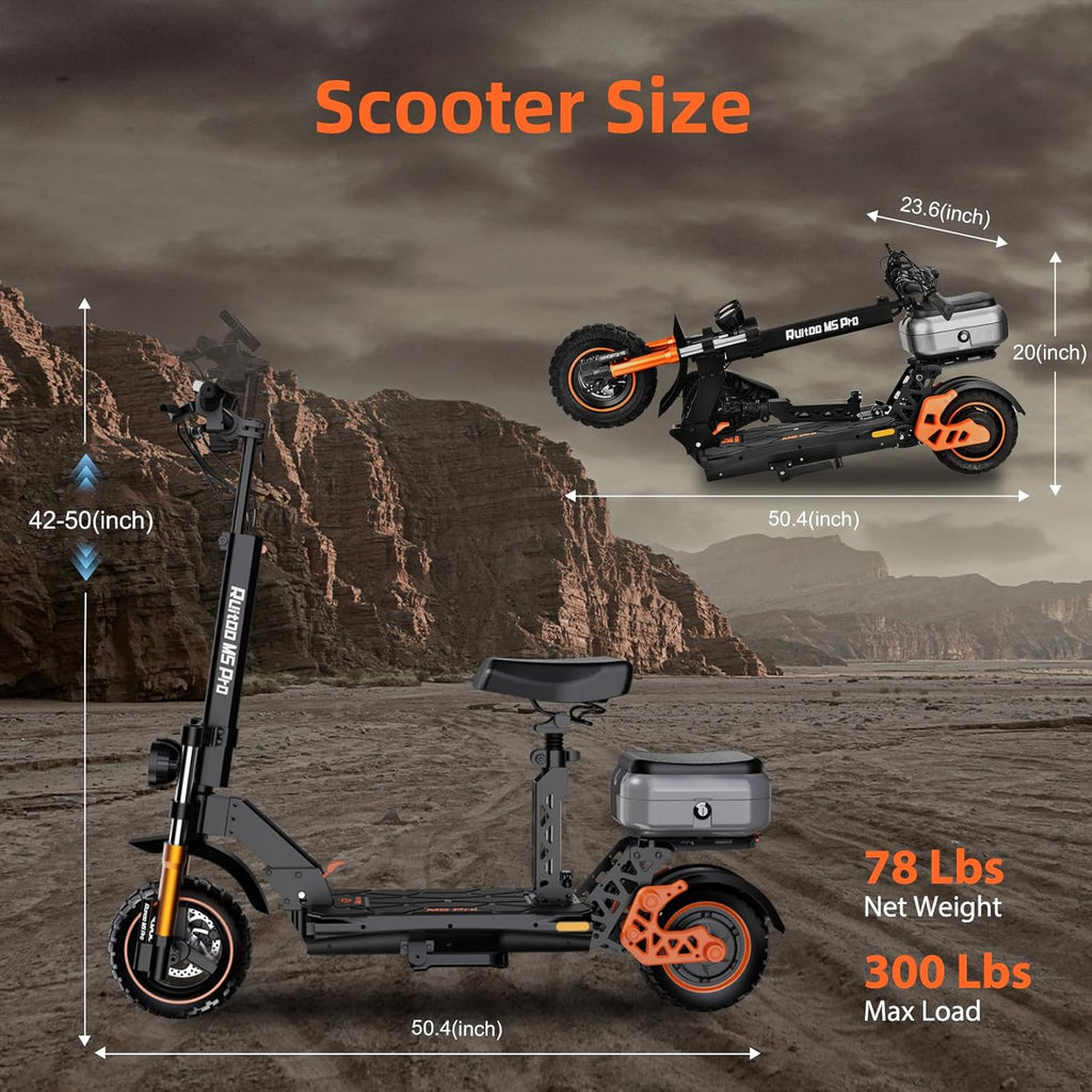 Electric Scooter for Adults 5600W Dual Motors
