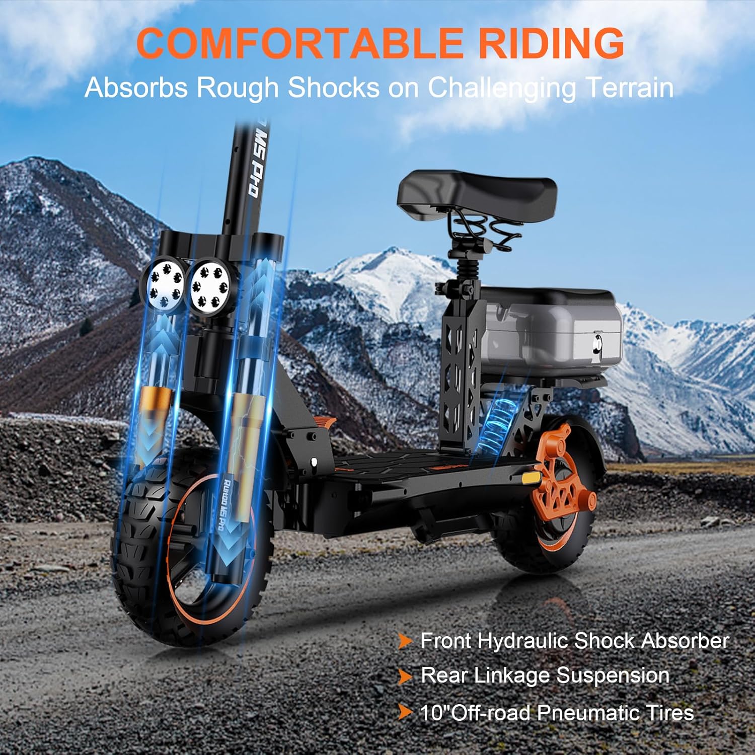 Electric Scooter for Adults 5600W Dual Motors
