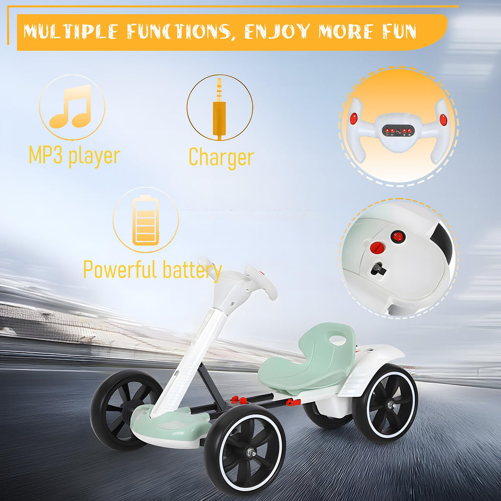 6V Foldable Electric Go Kart for Kids