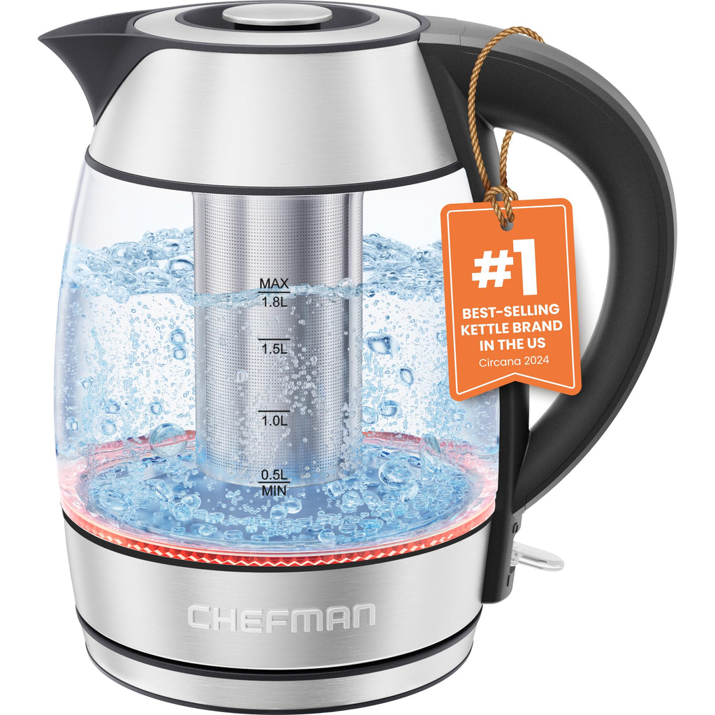 Chefman Electric Kettle, 1.8L 1500W