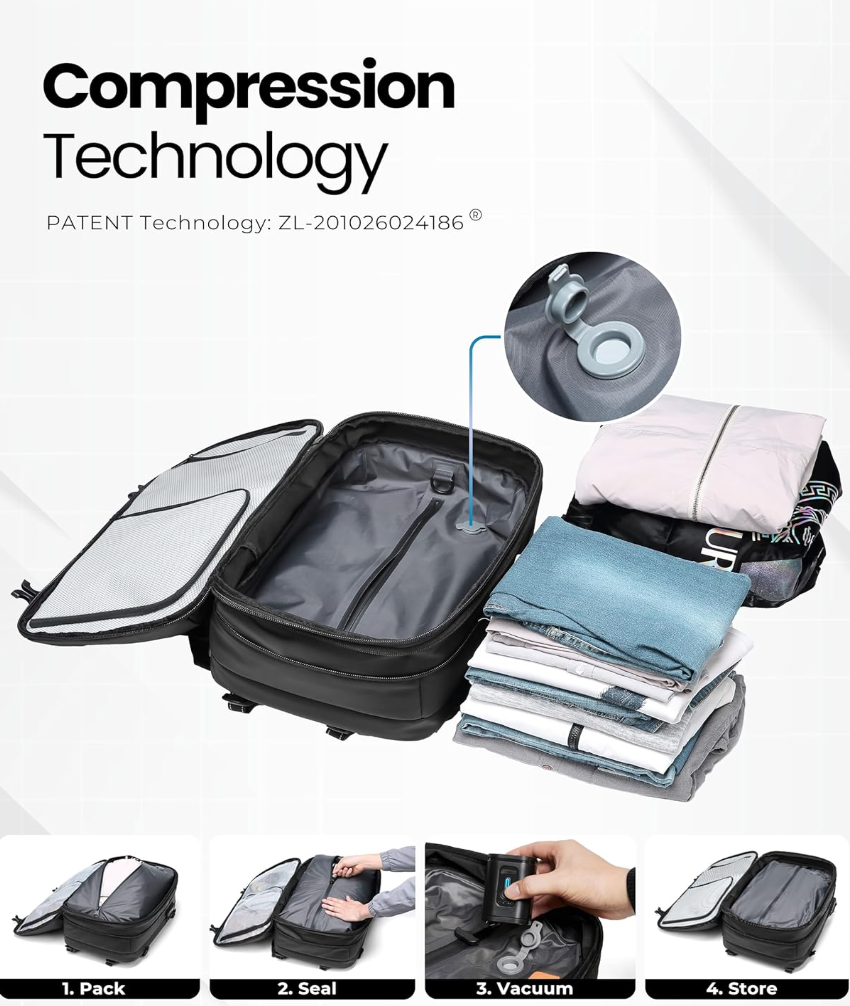 Smart Air Vacuum Travel Backpack