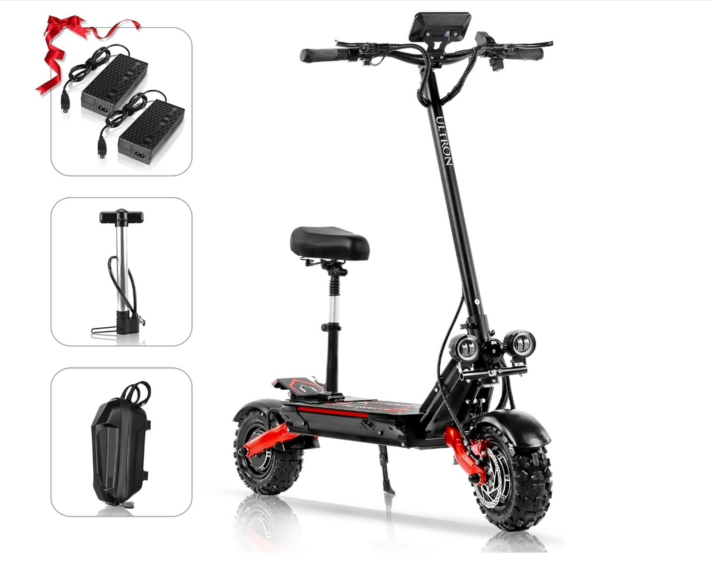 QO6 Pro Electric Rider with Off-Road Tires